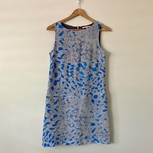 Madewell Broadway & Broome Blue Silk Shift Dress XS